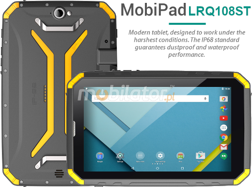 waterproof shocproof industrial rugged durable tablet NFC 4G android 7.0 military IP68 MIL-STD 810G barcode scanner 1D 2D